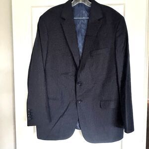 Ermenegildo Zegna Cloth Blazer Blue 2 Bottons Jacket Suit Size 44R